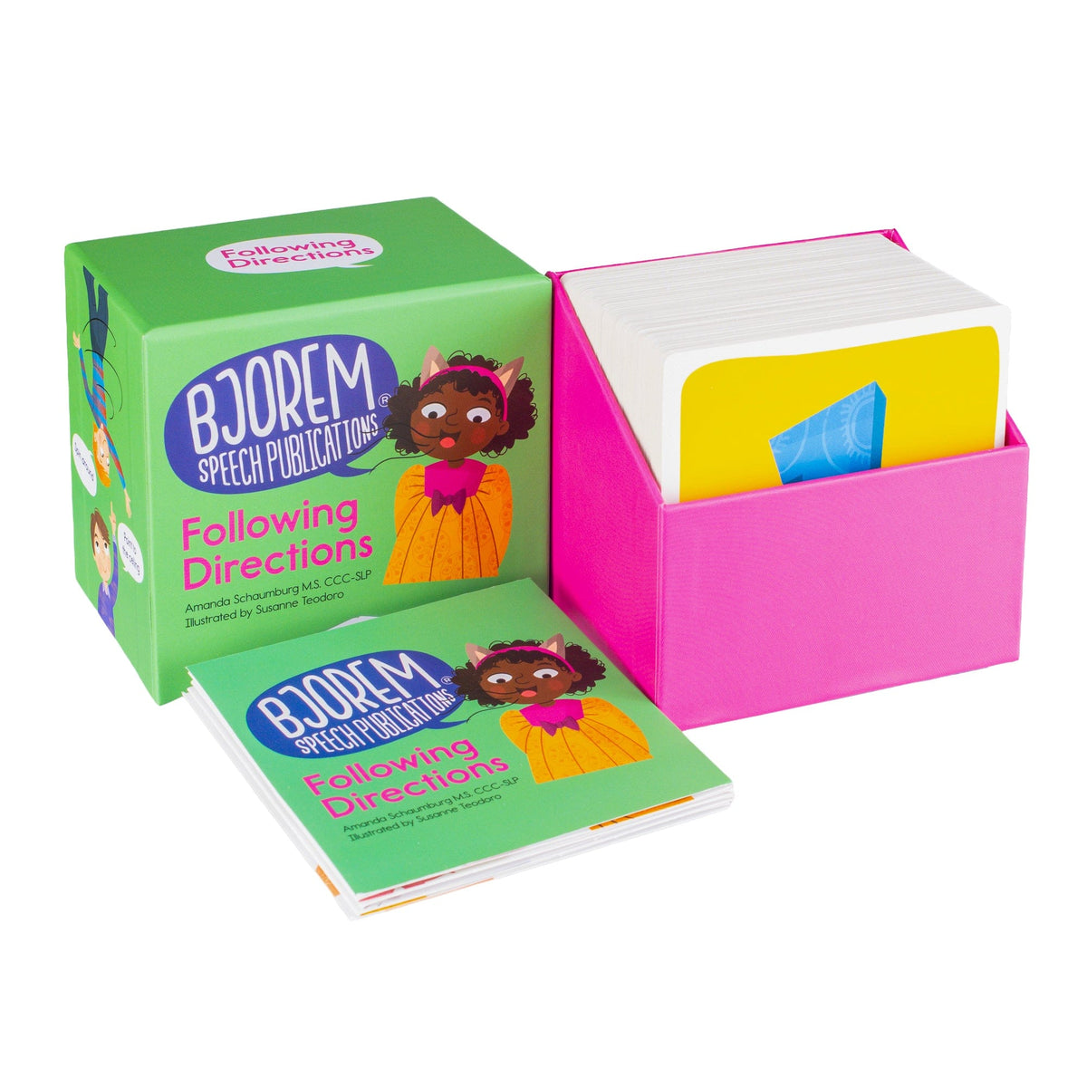 Open Following Directions box with cards