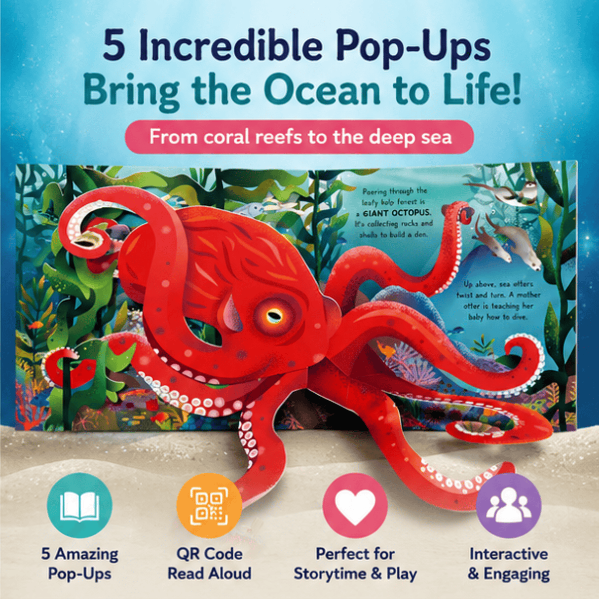 Pop-Up Ocean: An Interactive Underwater Adventure Book Pop-Up Ocean: An Interactive Underwater Adventure Book Best Speech Language Therapy Tools