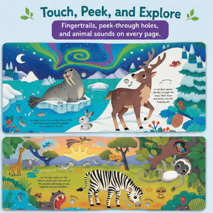 Wild Animals Sound Book:  Interactive Animal Sound Book Wild Animals Sound Book:  Interactive Animal Sound Book Best Speech Language Therapy Tools