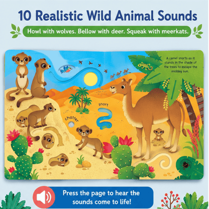 Wild Animals Sound Book:  Interactive Animal Sound Book Wild Animals Sound Book:  Interactive Animal Sound Book Best Speech Language Therapy Tools