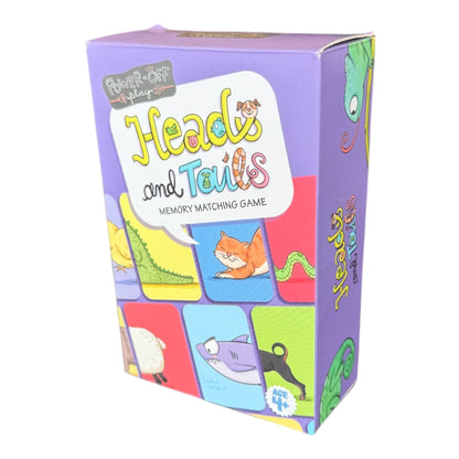 Power Off Play Heads and Tails memory card game box