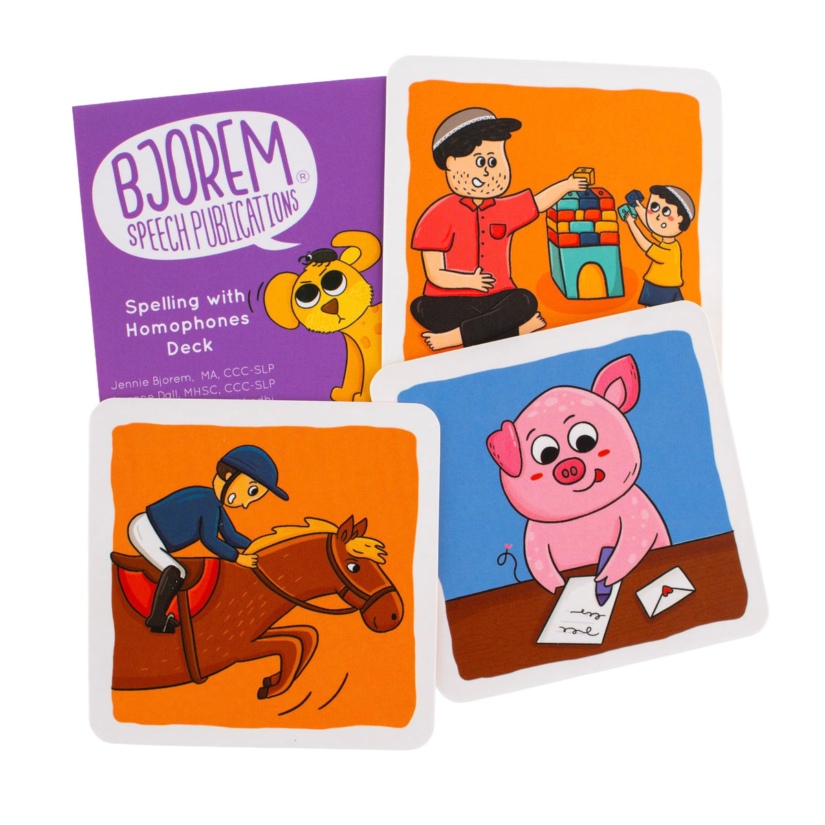 Homophones sample picture cards