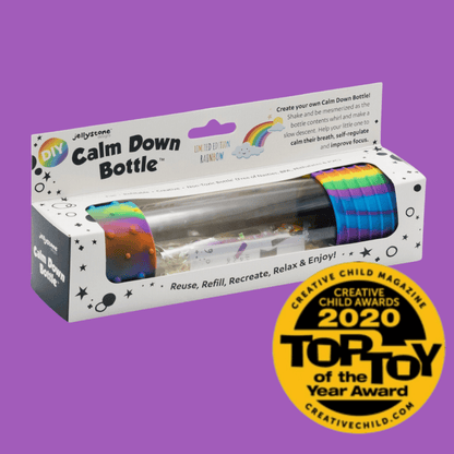Calm Down Sensory Bottle Sensory Experience Kit with Glitter Water Bottle Best Speech Language Therapy Tools