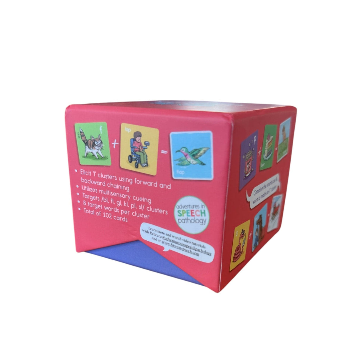 Back of the L Cluster Elicitation Cards box