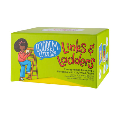 Bjorem Literacy Links and Ladders CVC word chains and ladders box