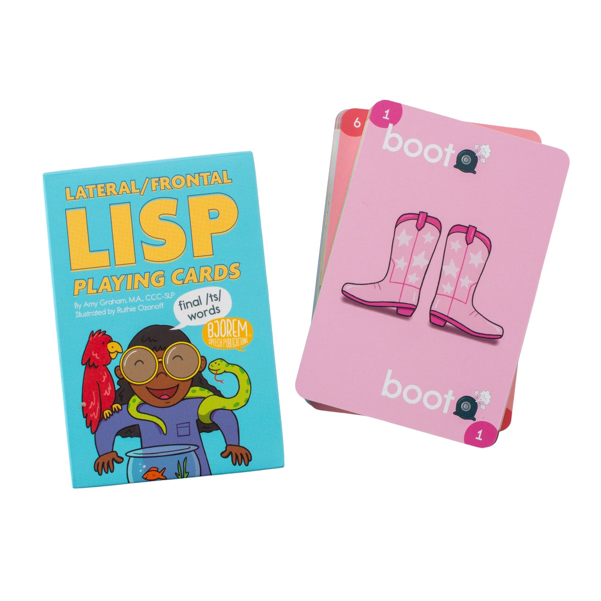 Final /ts/ lisp playing cards box with boots cards