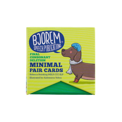 Front of the Final Consonant Deletion minimal pairs box