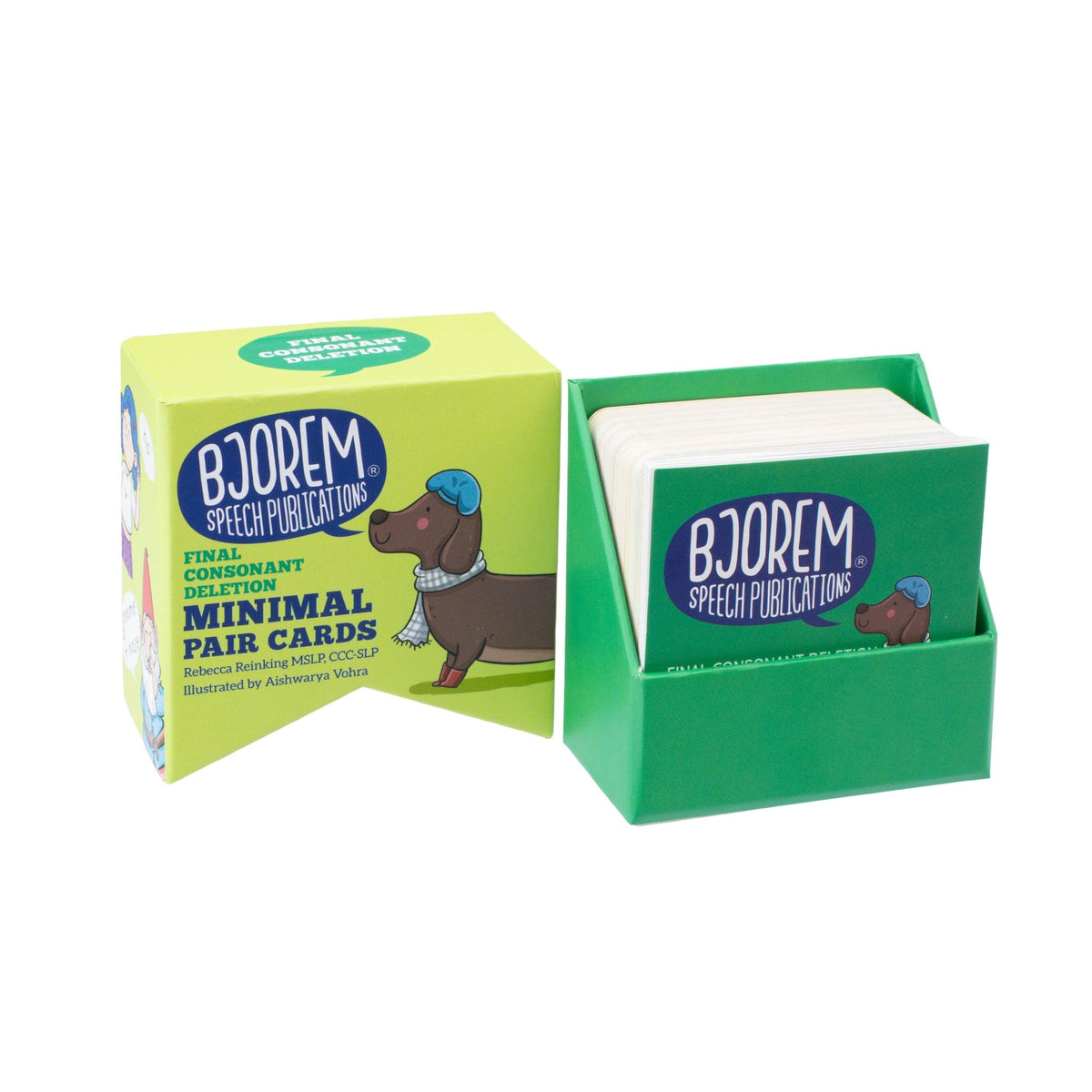 Open Final Consonant Deletion minimal pairs box