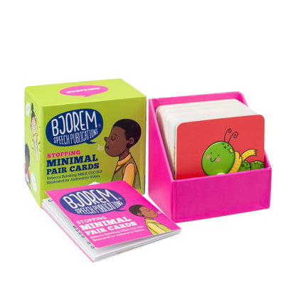 Open Stopping minimal pairs box with cards