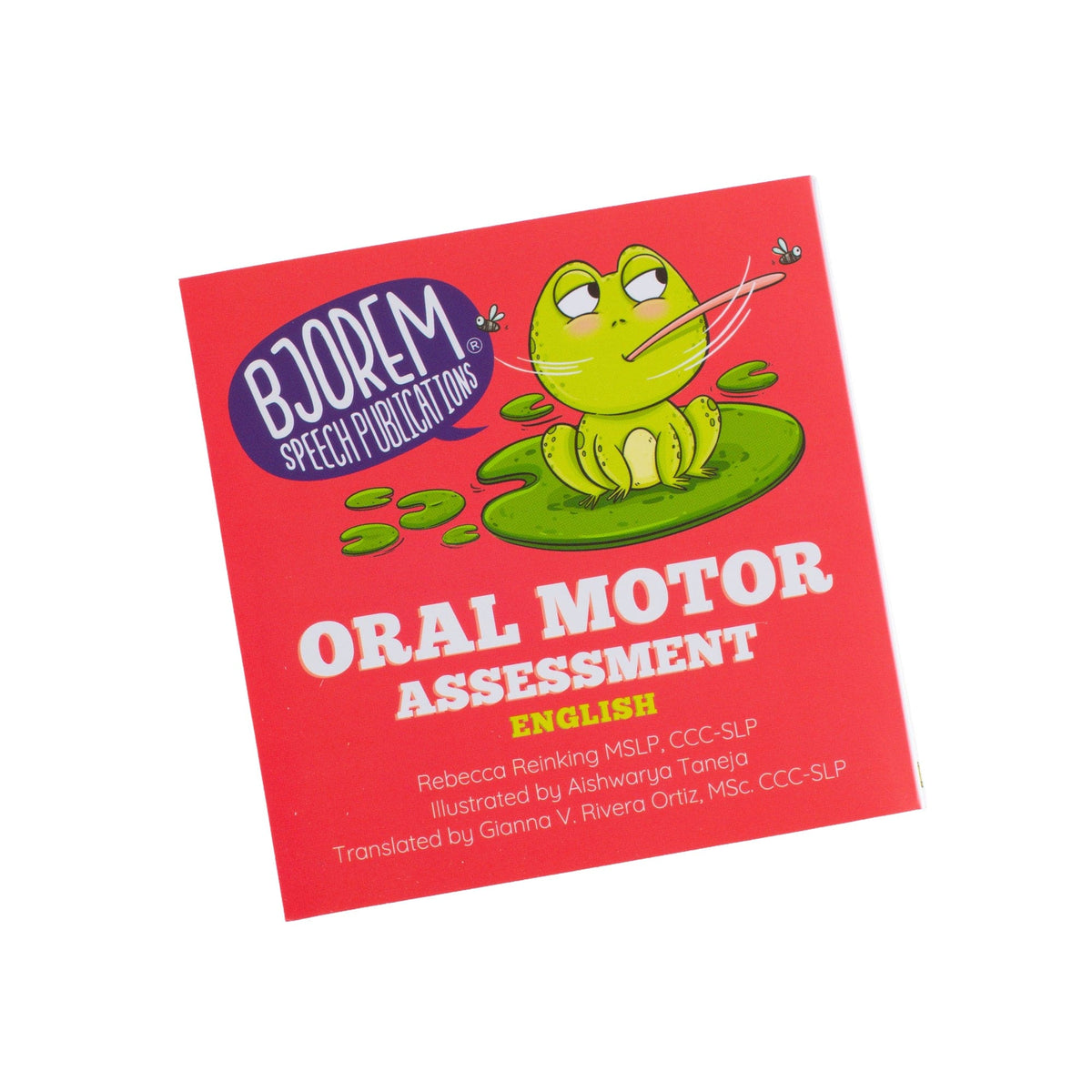 Front of the Oral Motor Assessment box