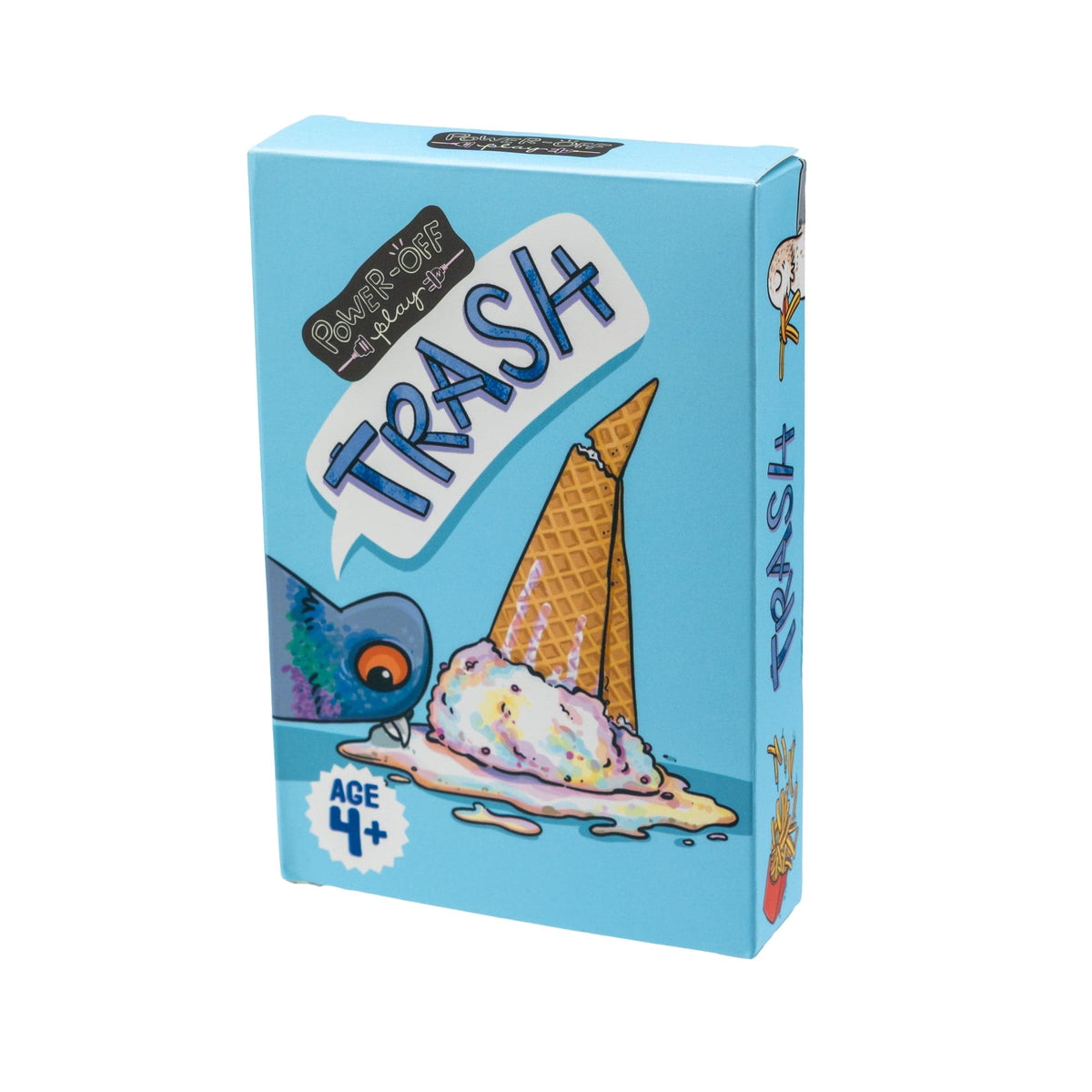 Trash card game from the Power Off Play bundle