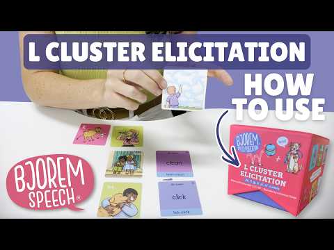 Bjorem L Cluster Elicitation Cards for Speech Therapy