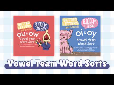 oi & oy Vowel Team Word Sort by Bjorem Literacy®