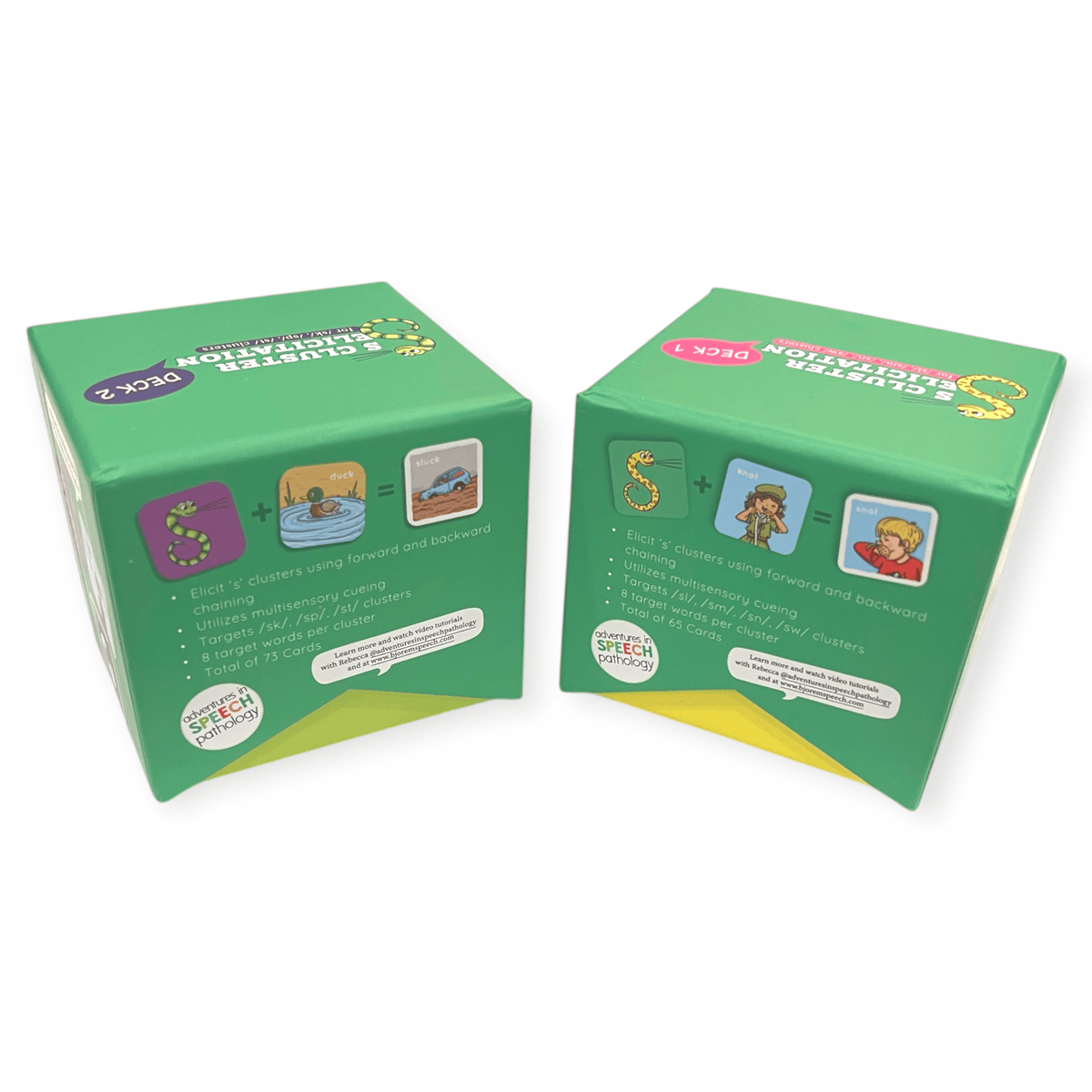 Backs of the S Cluster Elicitation boxes