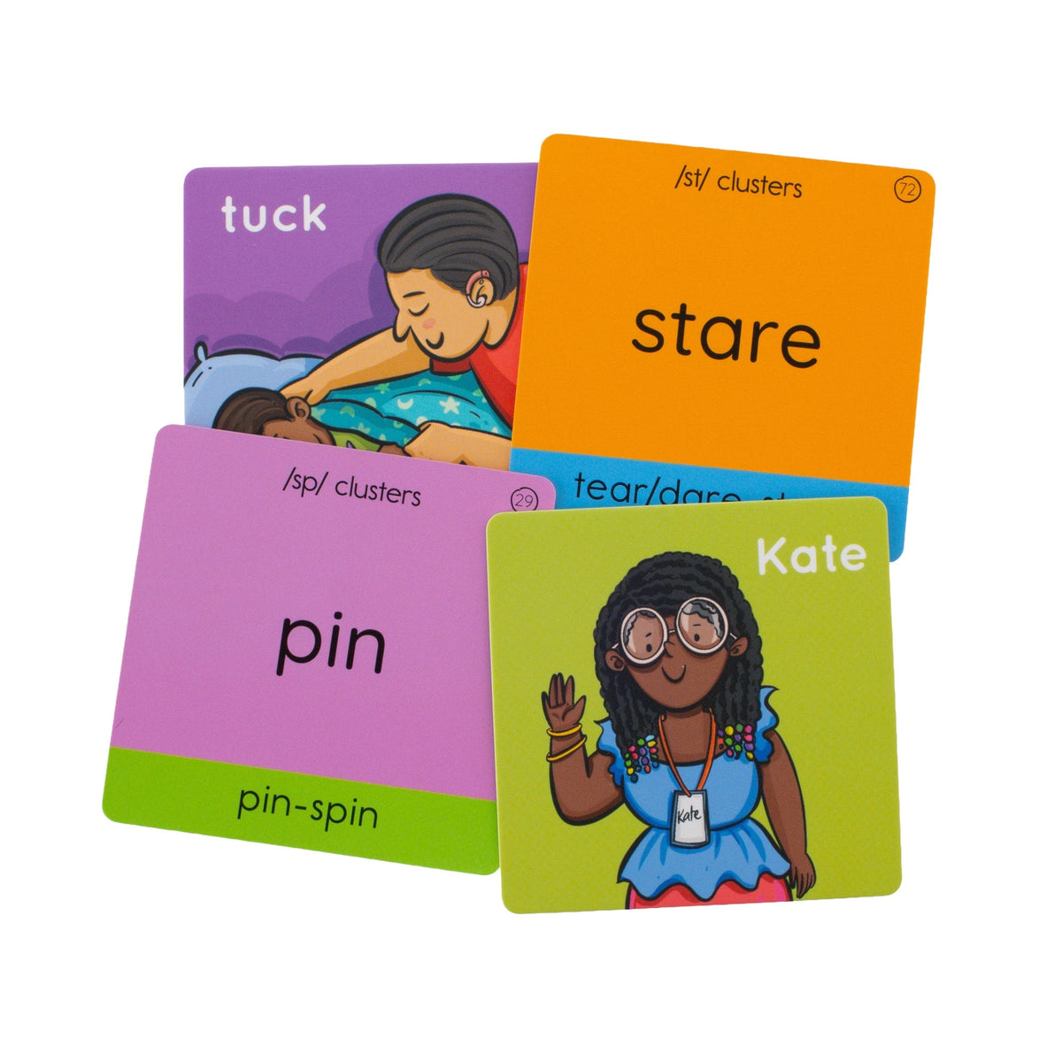S Cluster Elicitation cards, front and back