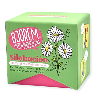 Bjorem Silabación (multisyllabic words) front view
