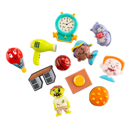 Sound Cue Minis including a clock, hair dryer and hot air balloon