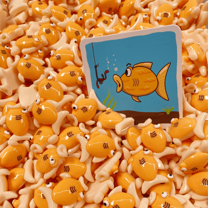 Fish sound cue card with matching minis