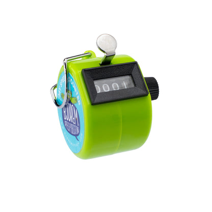 Green speech counter clicker