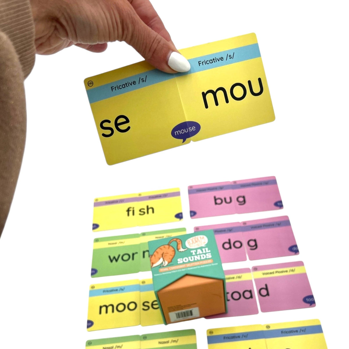 Tail Sounds box and puzzle cards