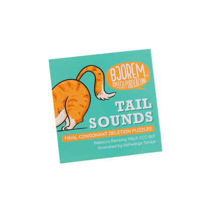 Tail Sounds final consonant deletion puzzle pieces
