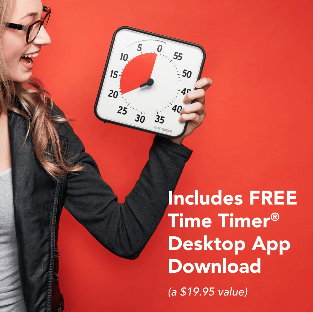 Time Timer® Original 8” Time Timer Original 8" - Bjorem Speech® Therapy Tool Best Speech Language Therapy Tools