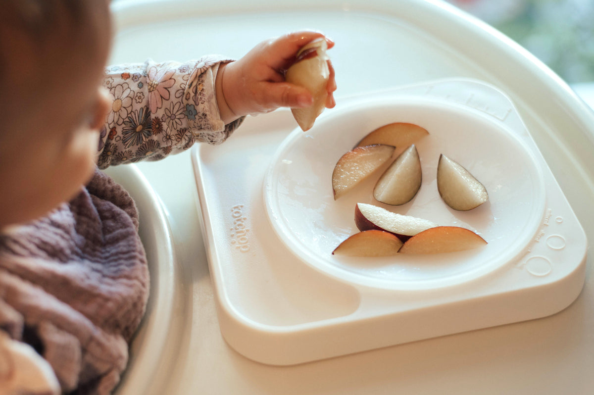 Child using the Totchop set