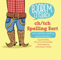 Thumbnail for ch/tch Spelling Pattern Word Sort