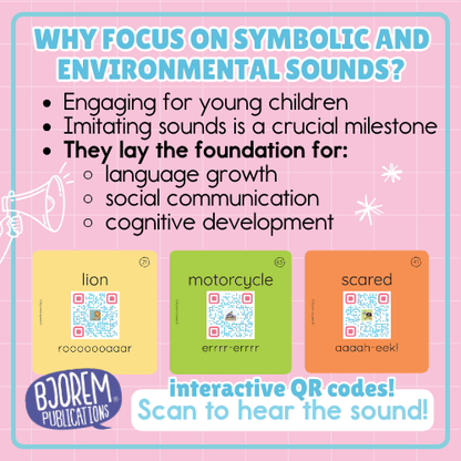 Interactive QR codes on the What Sound? cards