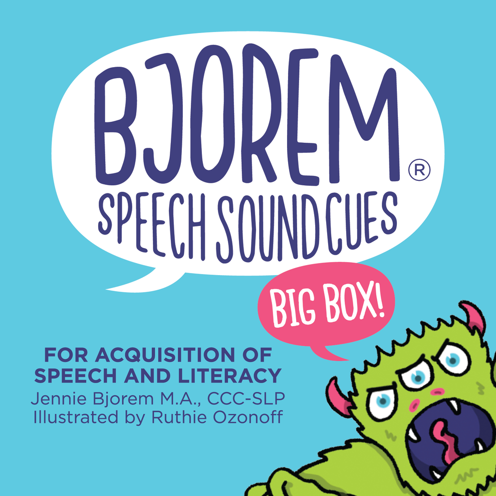BIG BOX of Bjorem Speech Sound Cues | Speech Therapy | Apraxia of ...