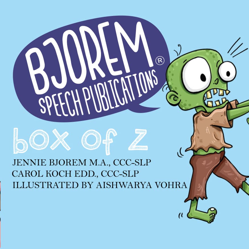 Bjorem Speech® Box of S & Z Sound Cards - Articulation Therapy - S & Z