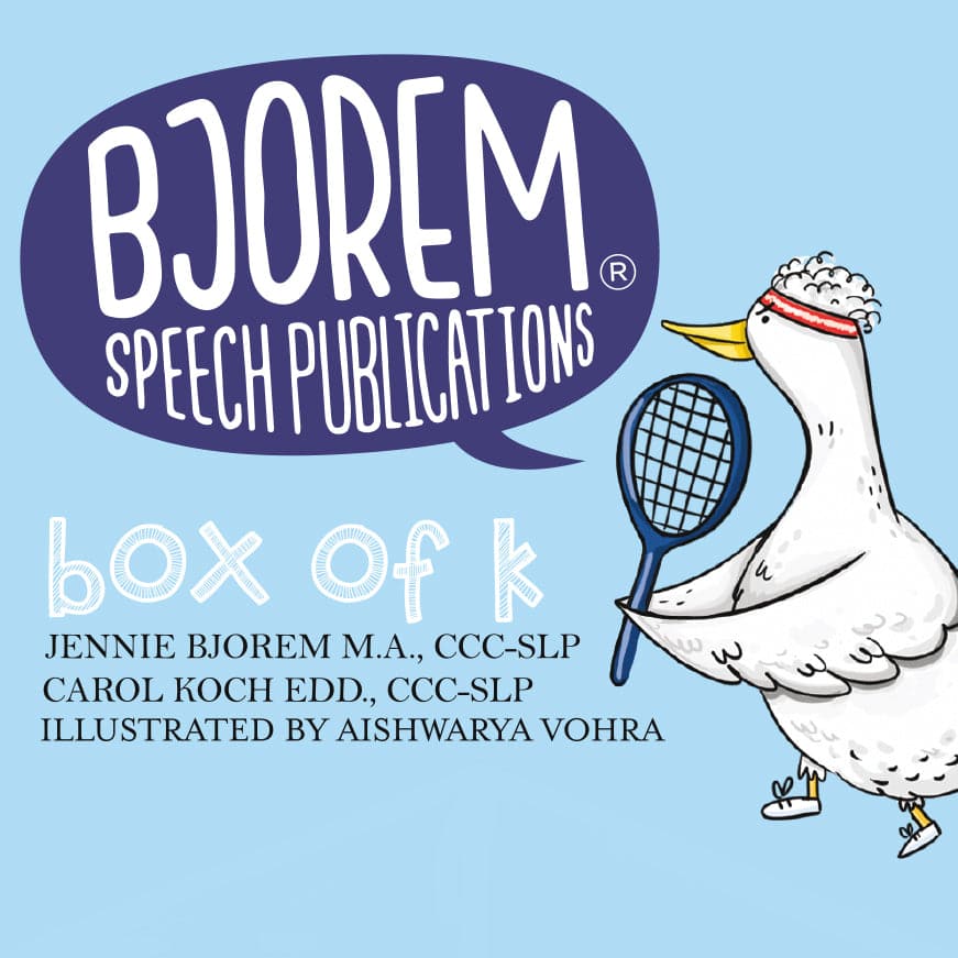 Box of K Speech Sound Cards – Bjorem Speech®