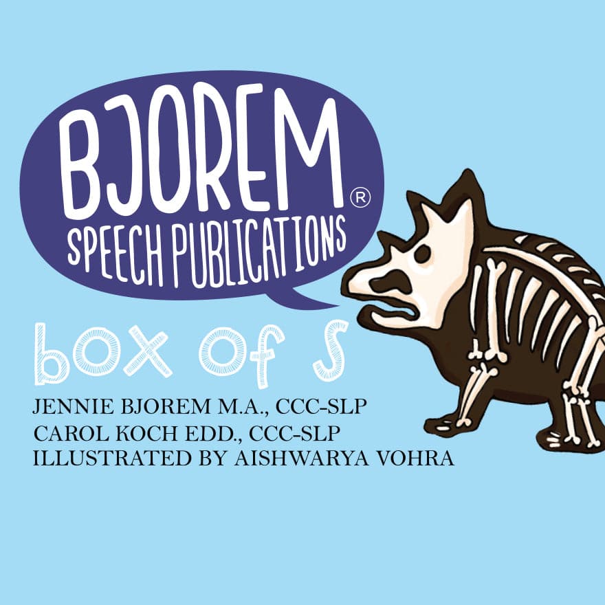 Bjorem Speech® Box of S & Z Sound Cards - Articulation Therapy - S & Z