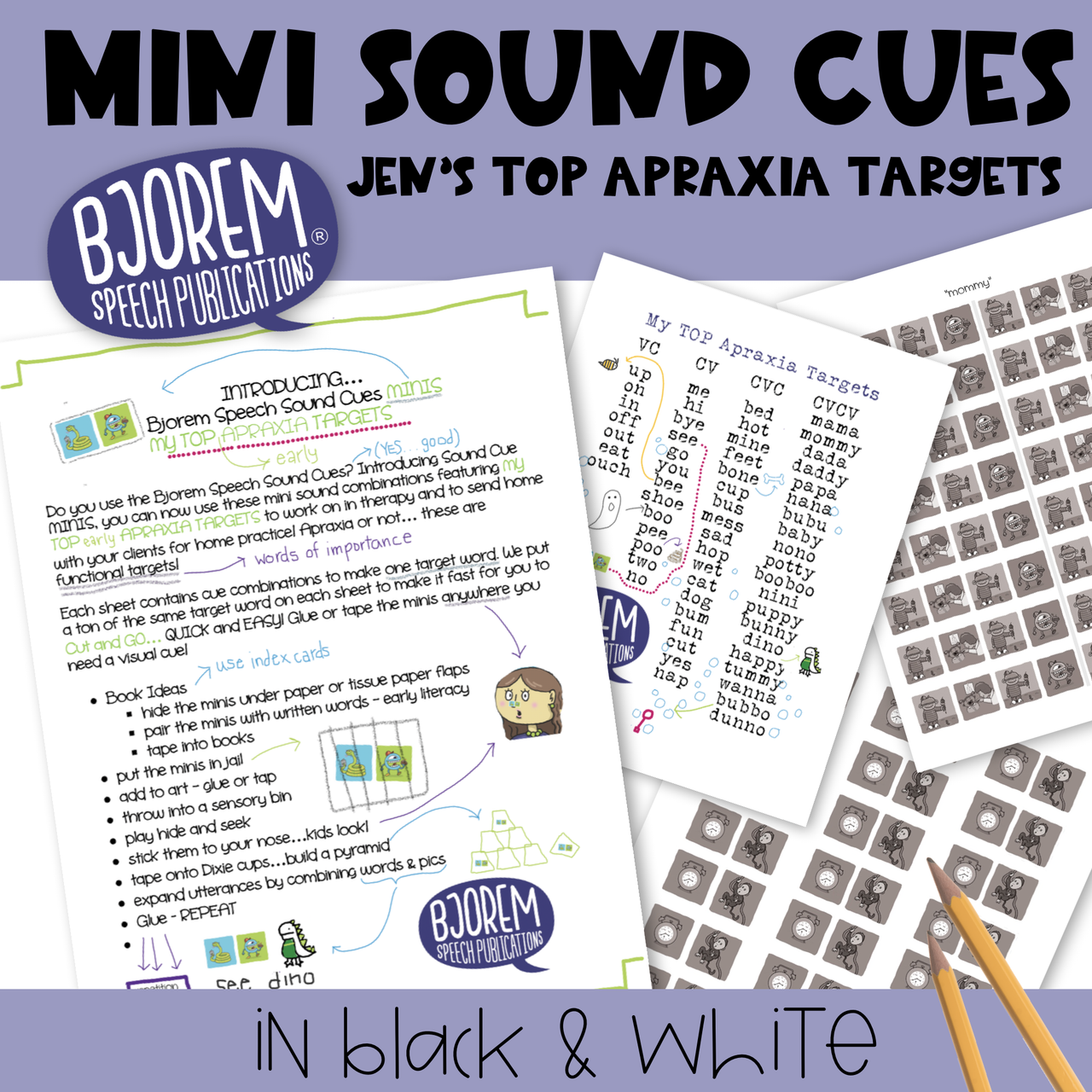 [title]Jen's TOP Apraxia Targets Bjorem Speech Minis - Download
