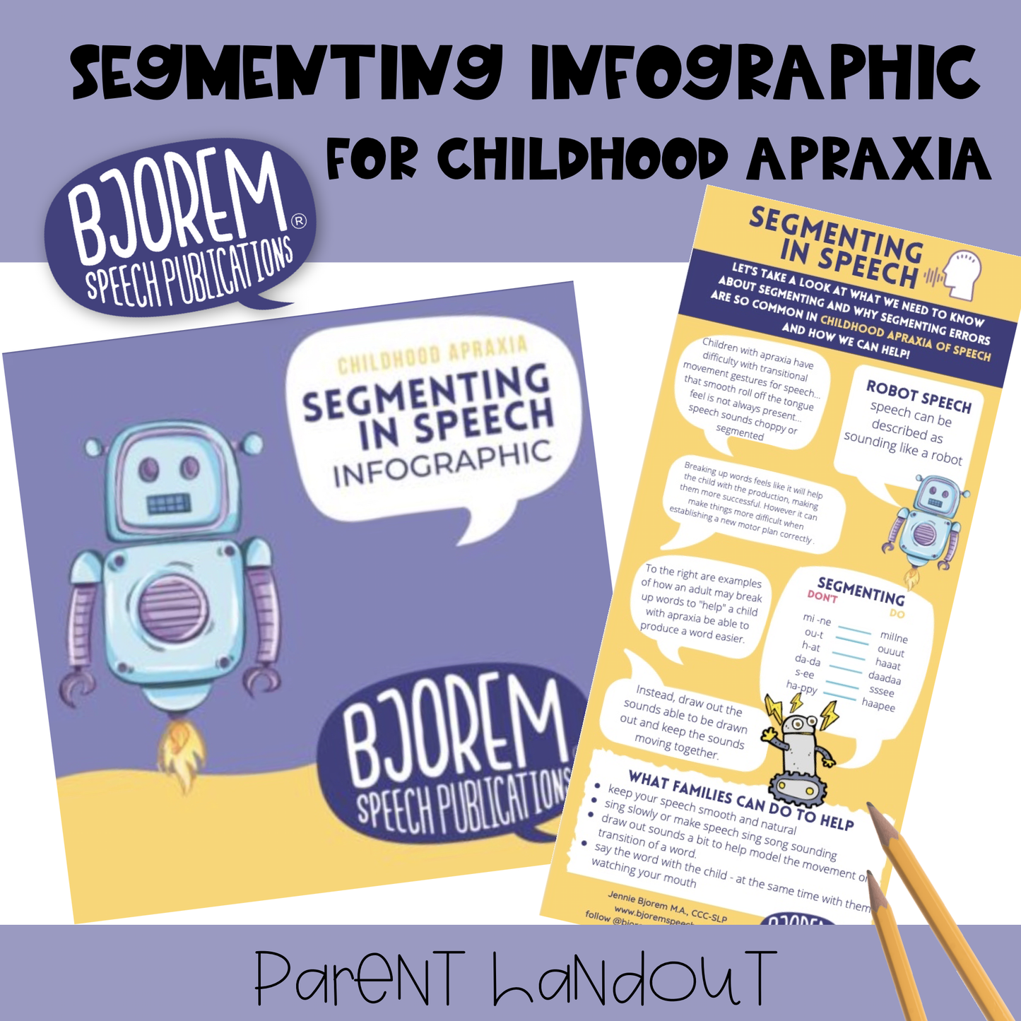 Segmenting Infographic for Childhood Apraxia of Speech - Download
