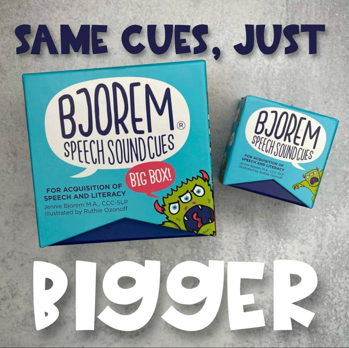 BIG BOX of Bjorem Speech Sound Cues | Speech Therapy | Apraxia of Speech