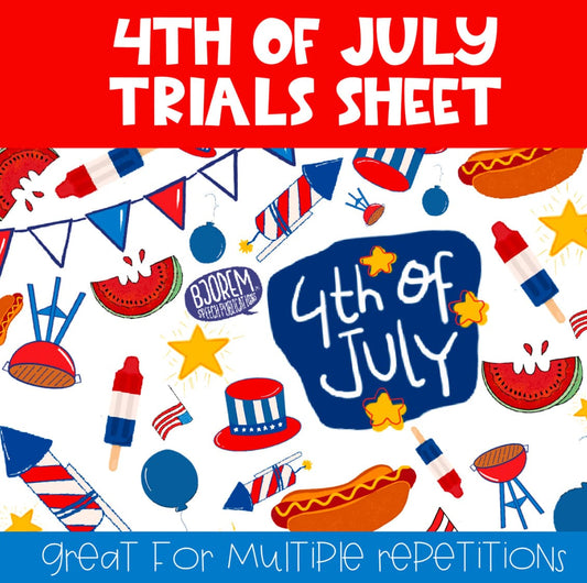 4th of July Seek & Find Trials Sheet - Download