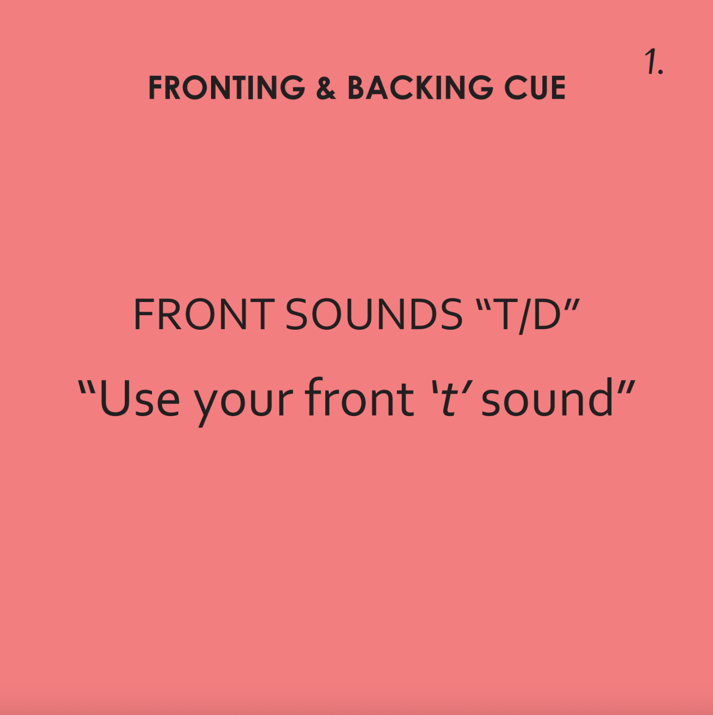 [title]Minimal Pairs: Fronting & Backing