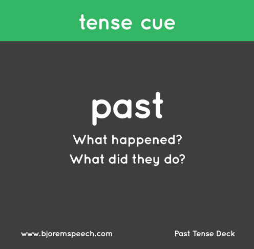 Regular Past Tense Verbs - Complexity Approach