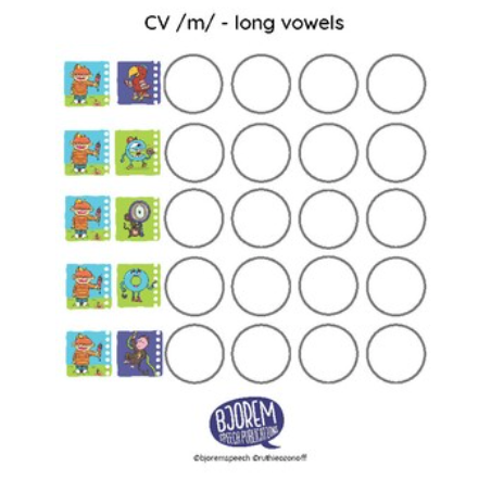 [title]Bjorem Sound Cues - CV Target Sheets Download