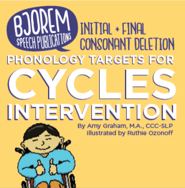 Cycles Intervention: Initial & Final Consonant Deletion Phonology Targets Initial Final Consonant Deletion Phonology Targets Best Speech Language Therapy Tools