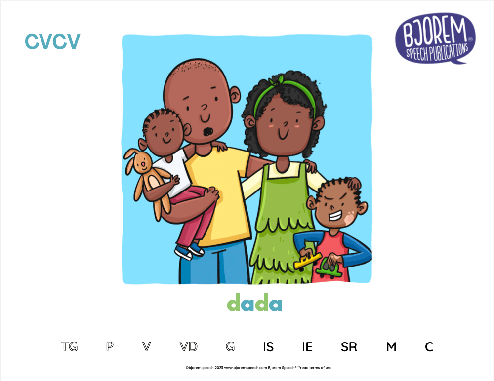 Stimulus Picture Book for Childhood Apraxia of Speech Inventory - Download Consonant Vowel Stimulus Picture Book for Apraxia Best Speech Language Therapy Tools