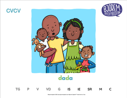 Stimulus Picture Book for Childhood Apraxia of Speech Inventory - Download Consonant Vowel Stimulus Picture Book for Apraxia Best Speech Language Therapy Tools