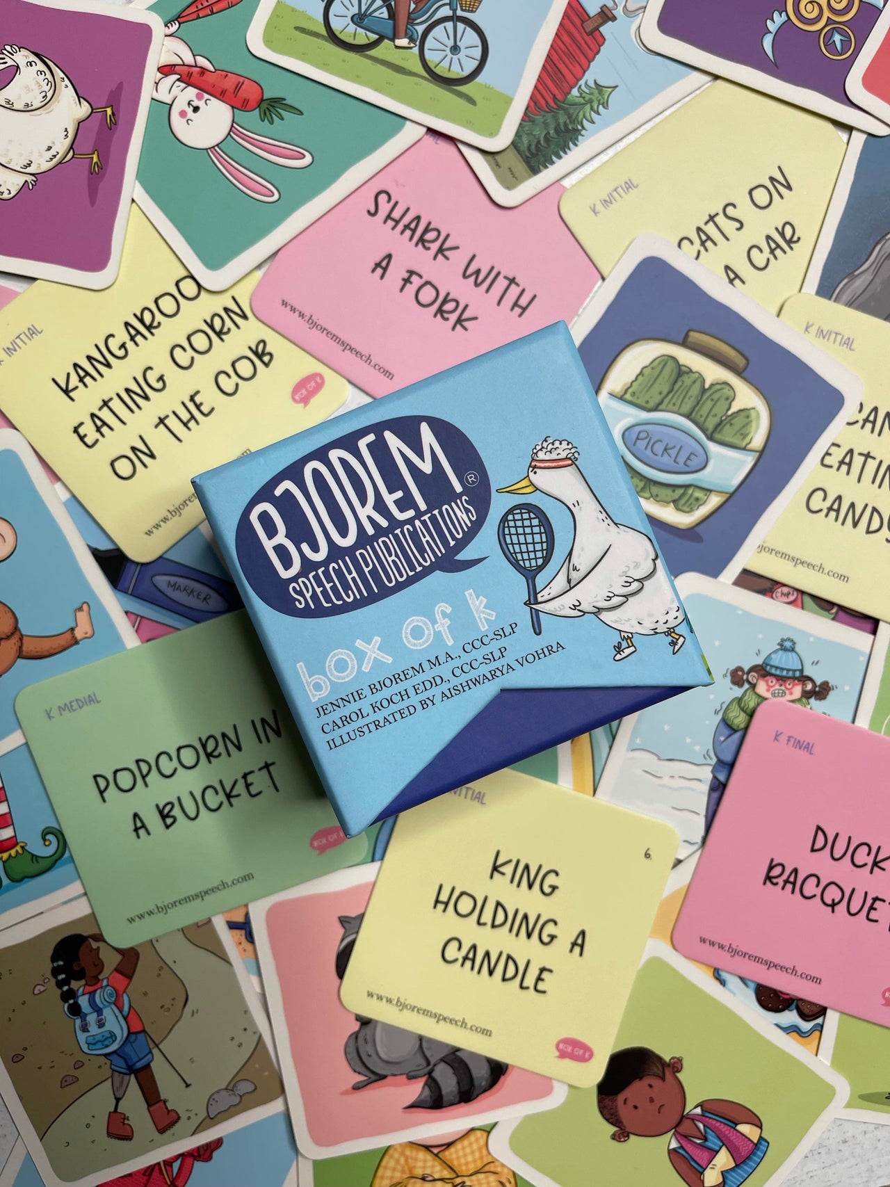 Box of K Speech Sound Cards – Bjorem Speech®