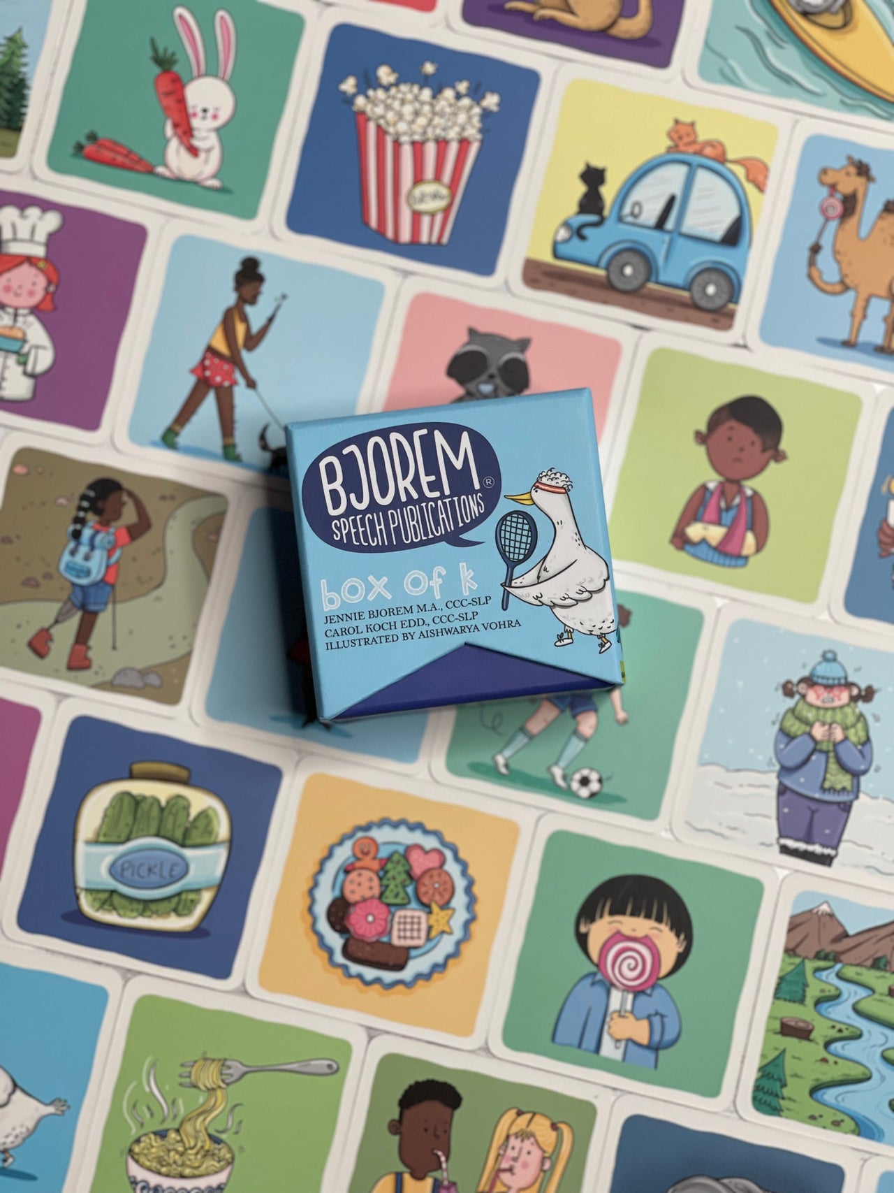 Box of K Speech Sound Cards – Bjorem Speech®