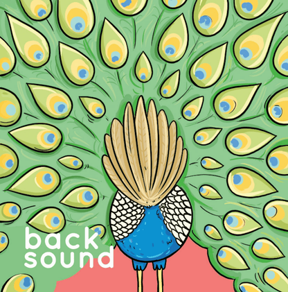 Back sound peacock card from Fronting and Backing minimal pairs