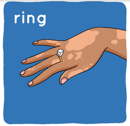 Ring picture card from Gliding minimal pairs