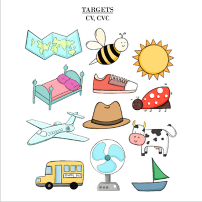 Speech targets in the OH NO Poo Poo make and take companion